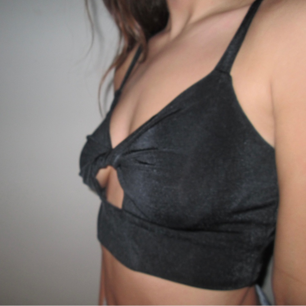 Going out black top with cutout! #springbreak